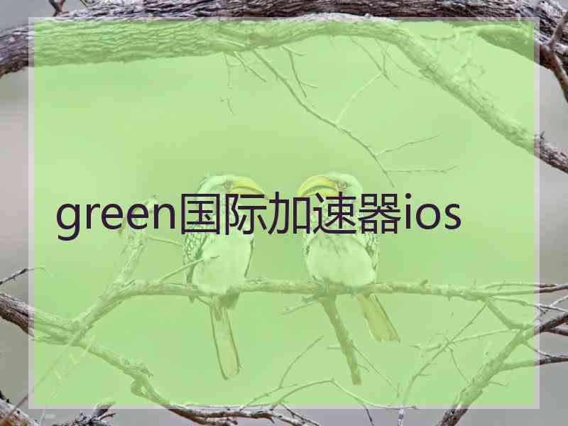 green国际加速器ios