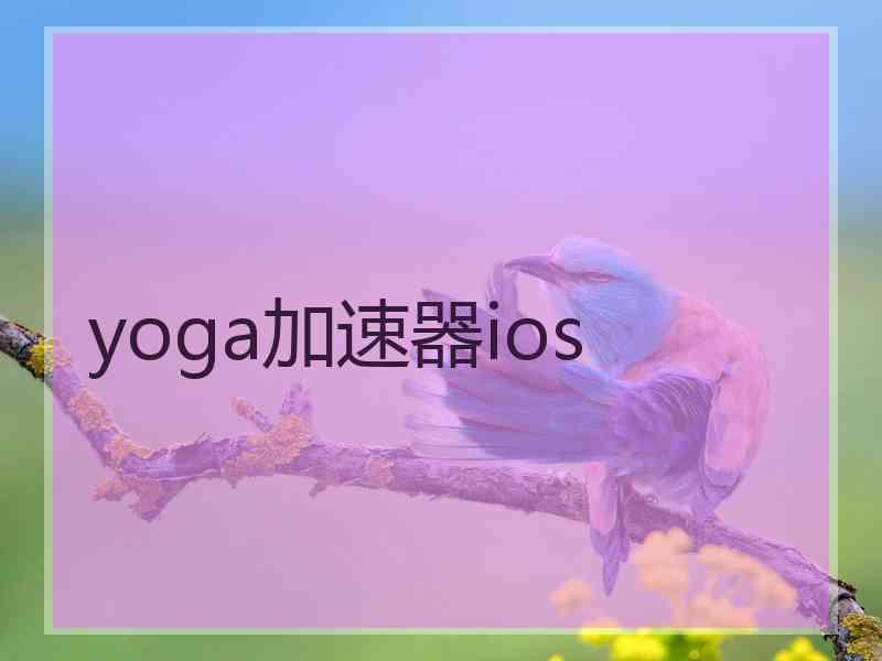 yoga加速器ios