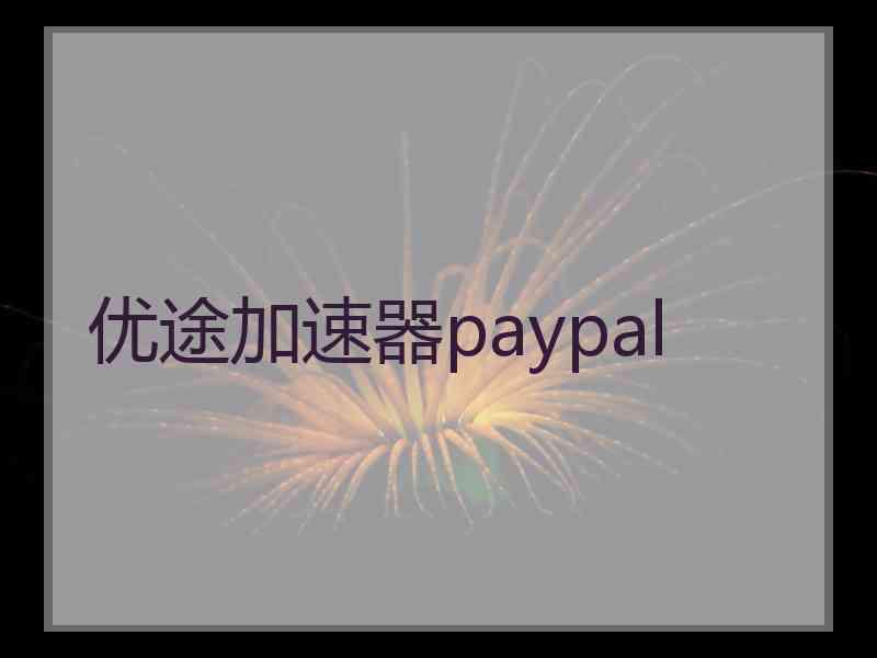 优途加速器paypal