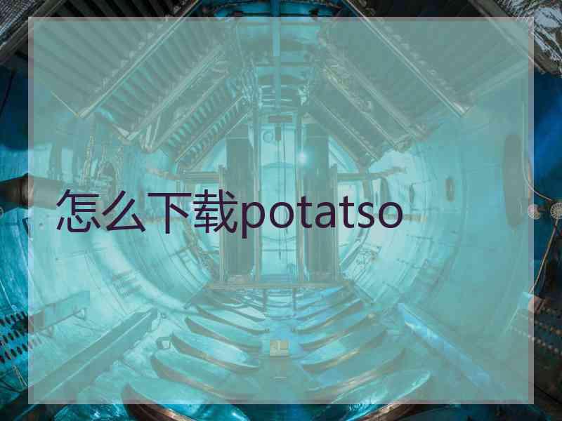 怎么下载potatso