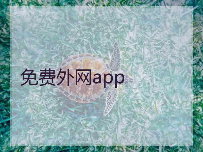 免费外网app