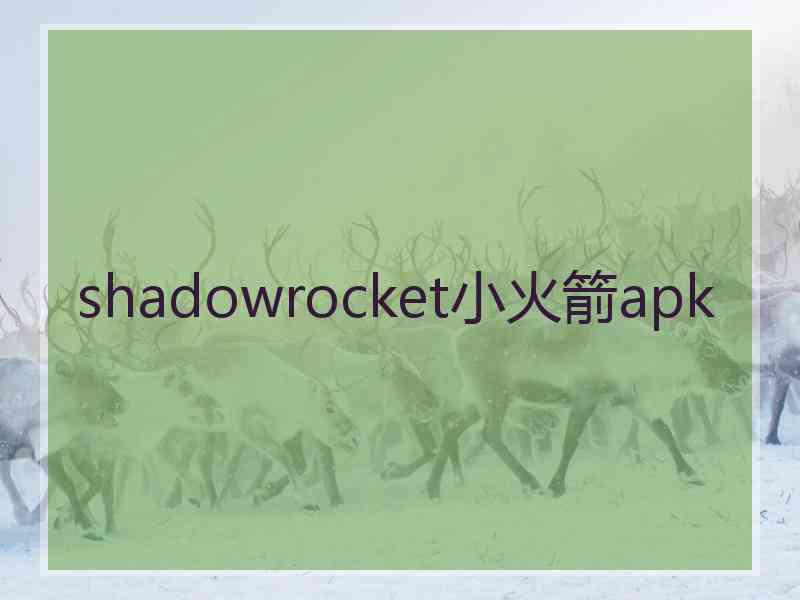 shadowrocket小火箭apk