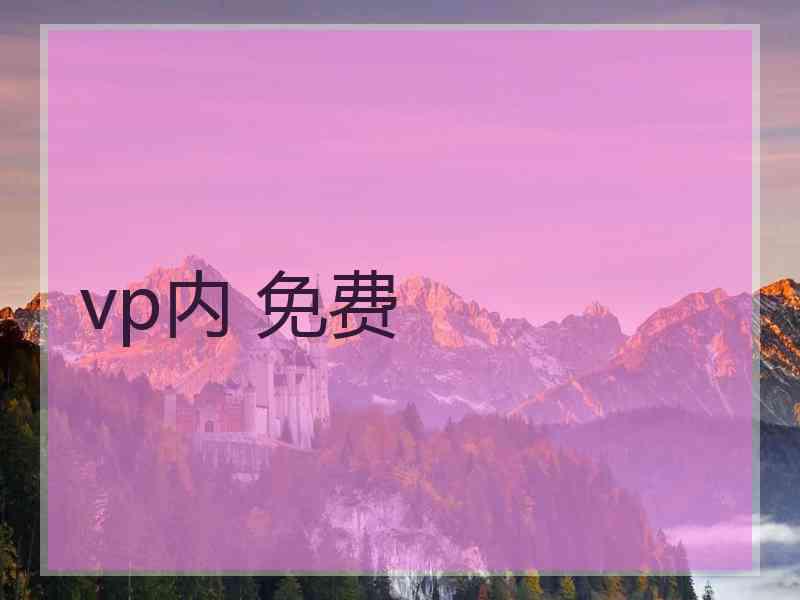 vp内 免费