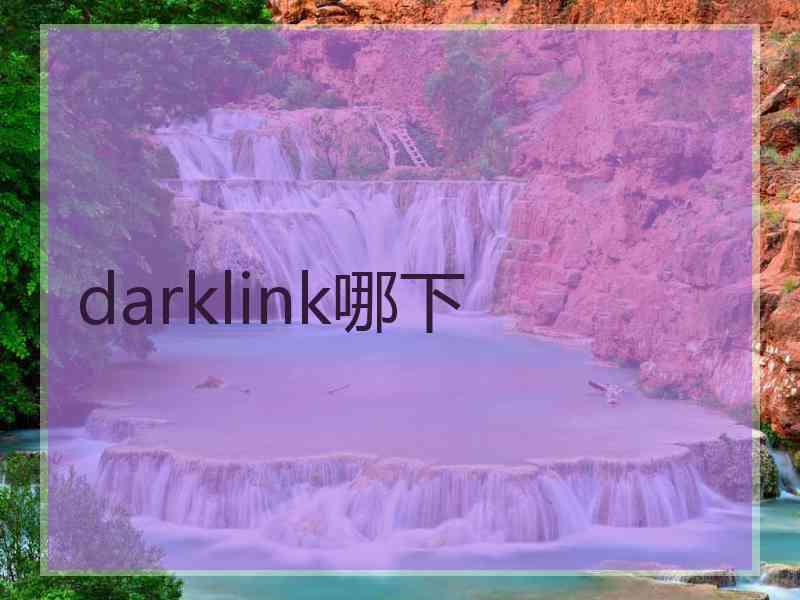 darklink哪下