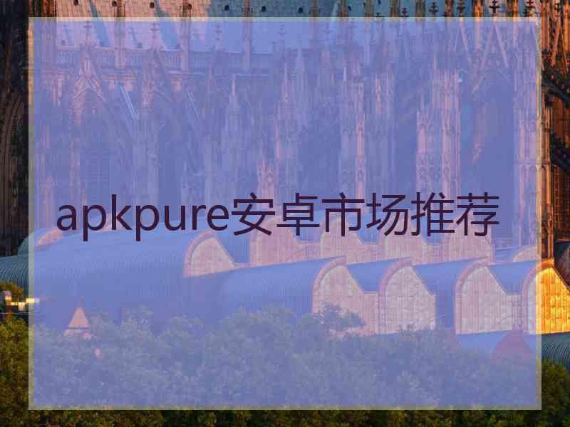 apkpure安卓市场推荐