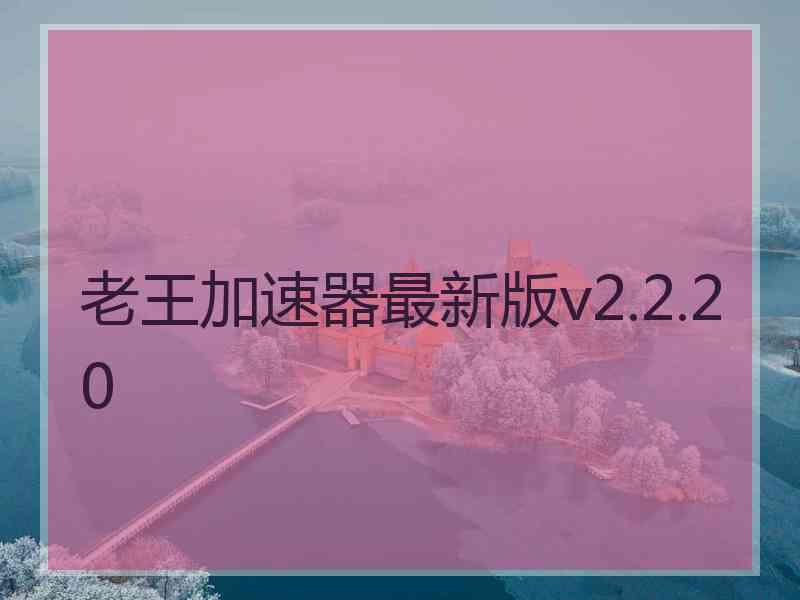 老王加速器最新版v2.2.20